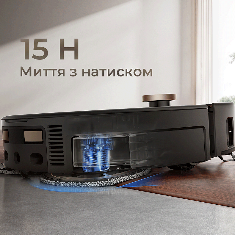 Робот-пилосос MOVA V70 Ultra Complete Black-EUA