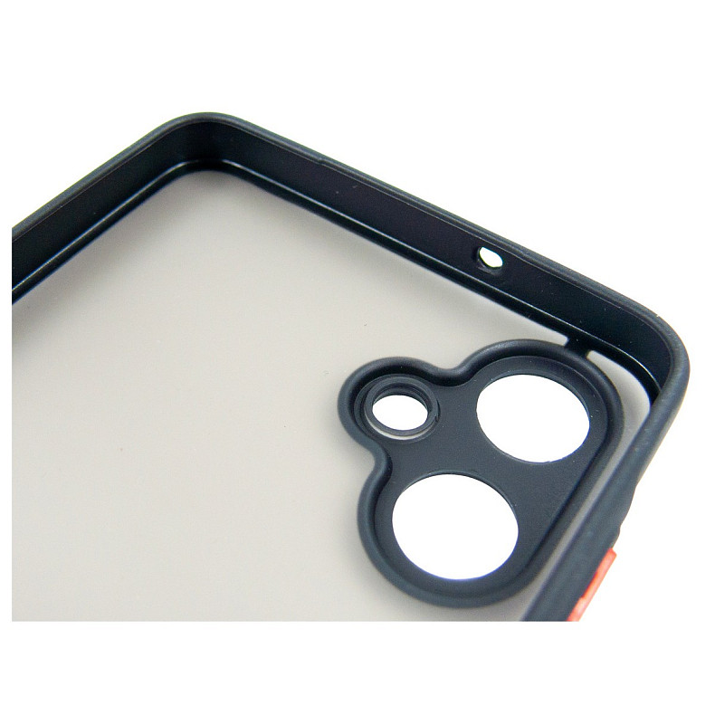 Чeхол-накладка Dengos Matt для Samsung Galaxy A06 SM-A065 Black (DG-TPU-MATT-157)