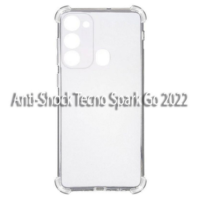 Чохол-накладка BeCover Anti-Shock для Tecno Spark Go 2022 (KG5m) Clear (708909)