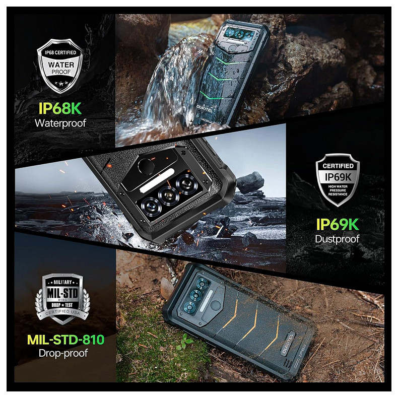 Смартфон Oukitel WP38 6/256GB Black