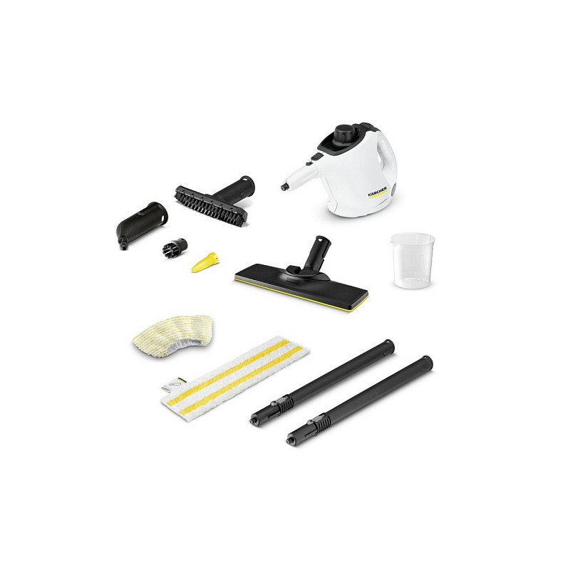 Пароочисник Karcher SC 1 EasyFix, 1200Вт, 200мл, 3Бар,білий