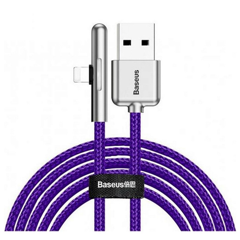 Кабель Baseus Iridescent Lamp Mobile Game USB3.1-Lightning 1.5A, 1м, Purple (CAL7C-A05)