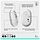 Комплект Logitech Pop Icon Combo Off White (920-013141)