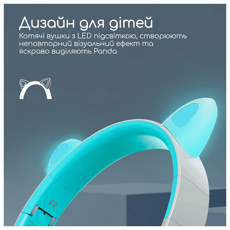 Bluetooth-гарнітура Promate Panda Aqua