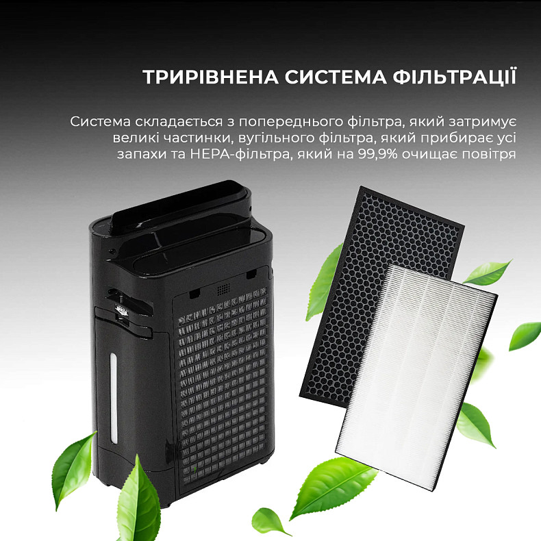 Воздухоочиститель с функцией увлажнения Sharp KC-D40EUH