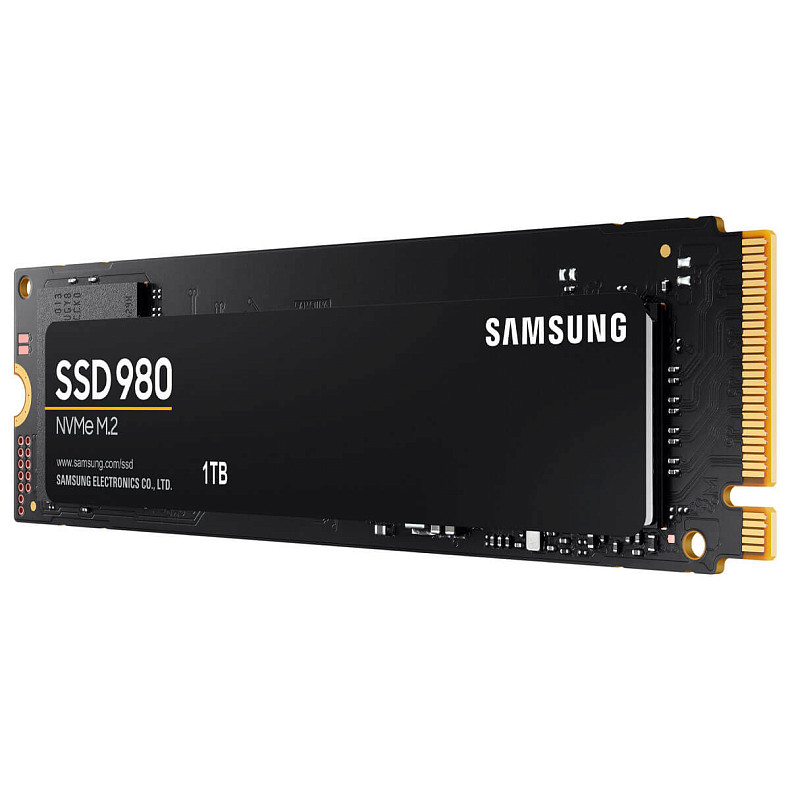 SSD диск Samsung 980 1ТB M.2 2280 PCIe 3.0 x4 NVMe V-NAND MLC (MZ-V8V1T0BW)