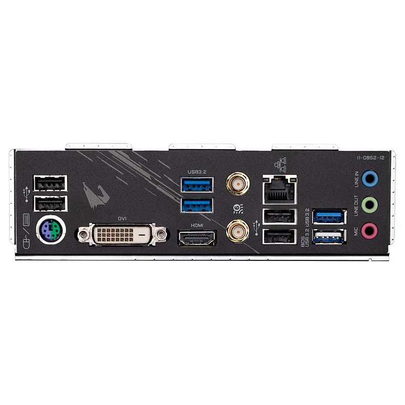 Материнська плата Gigabyte sAM4 AMD B550 HDMI/DVI 2xM.2 GbE Lan mATX B550M AORUS ELITE AX