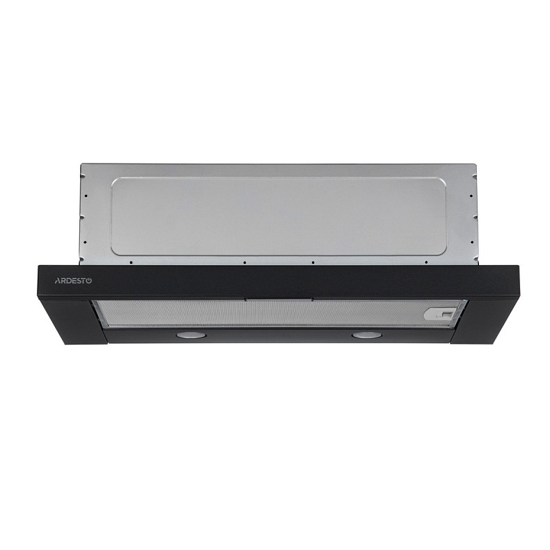 Витяжка Ardesto телескопічна, 60см, 700м3ч, метал, 2х1Вт LED, кнопкове, чорний