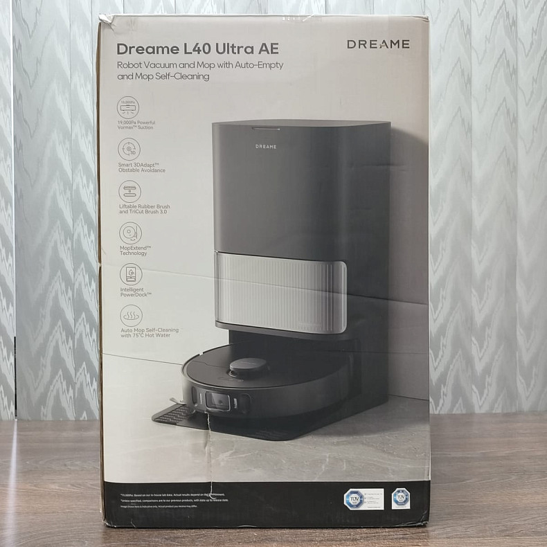 Робот-пилосос миючий Dreame L40 Ultra AE Black - Уцінка