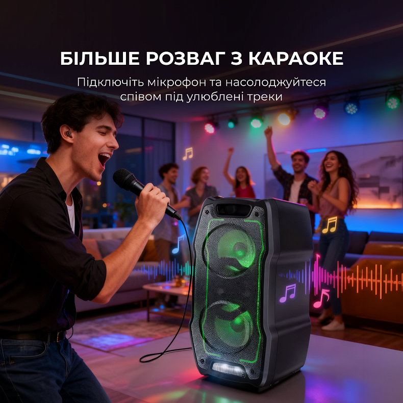 Портативная колонка Sharp PS-931 XParty Sing Party