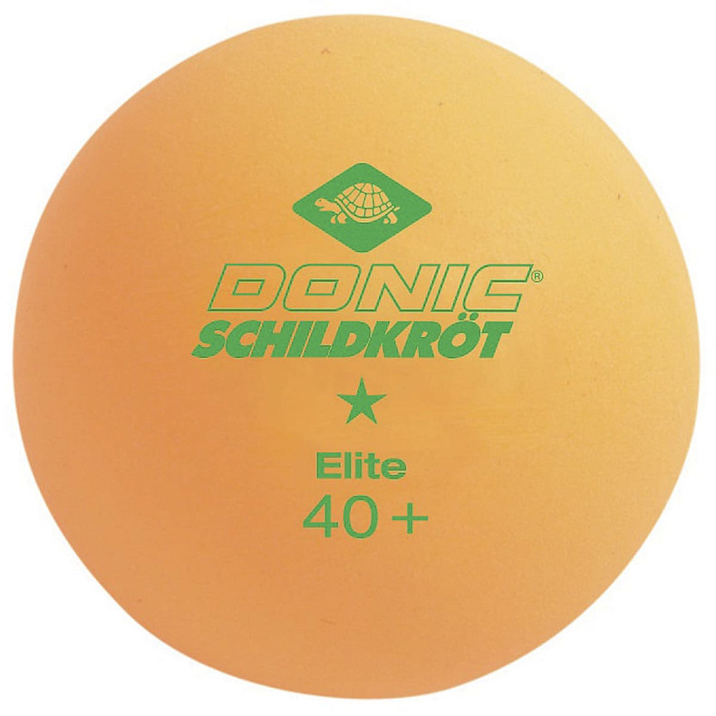 Мяч Donic Elite 1 звезда (комлект 3 шт.) 40+/ оранжевый