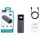 УМБ Choetech 27000mAh 140W IN/OUT, 2xUSB-C PD5.0 USB-A QC3.0 22W, Li-pol, TFT Display, black