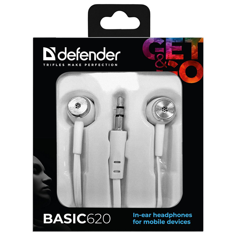 Навушники Defender Basic 620 White