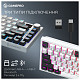 Клавіатура GamePro Asgard Valhalla QLAB Sakura Switch White With Display (MK160-W-D-QS-