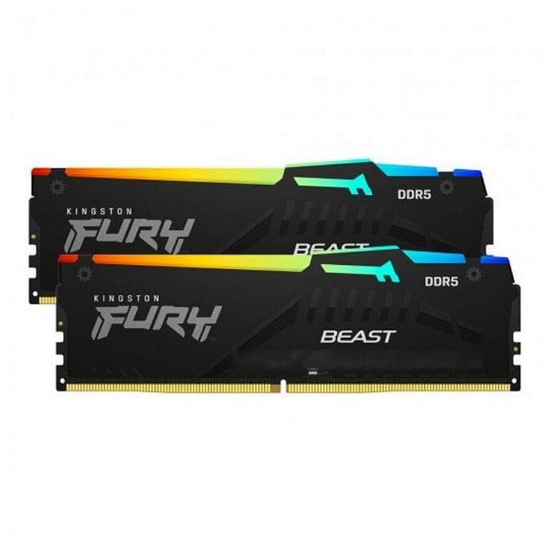 ОЗП Kingston Fury Beast RGB 2x8GB 6000 DDR5 (KF560C36BBEAK2-16)