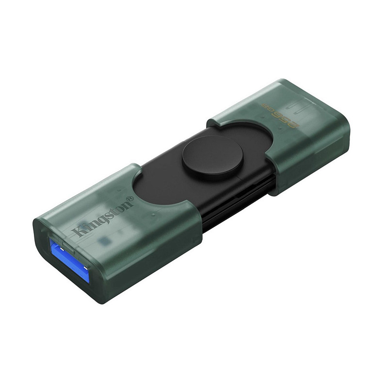 Флешка Kingston DataTraveler Duo 256GB USB3.2 Type-C Green (DTDEG2/256GB)
