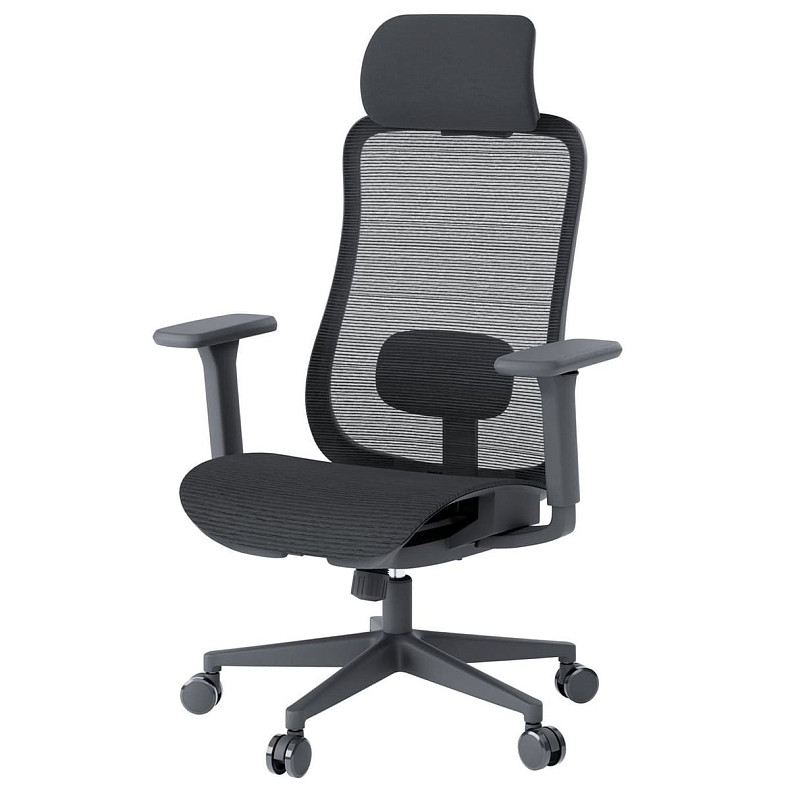 Офисное кресло OfficePro Wave OC670-B-B-B