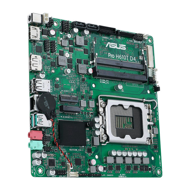 Материнська плата Asus PRO H610T D4-CSM Socket 1700