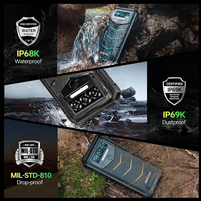 Смартфон Oukitel WP38 6/256GB Black (6931940751445)