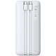 УМБ Baseus 20000mAh Lipow 22,5W PD,QC USB-A,MicroUSB,USB-C In/Out, USB-C/Lightning/ cable,White