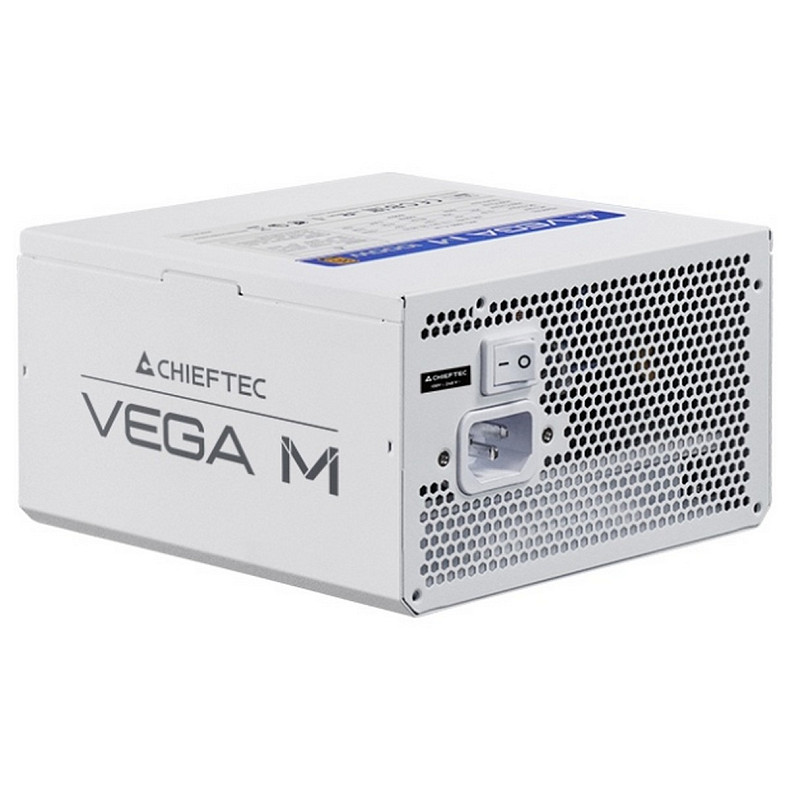 Блок питания Chieftec VEGA M PPG-750-CW ATX 3.1 135mm, 80+ Gold, Fully modular, WHITE