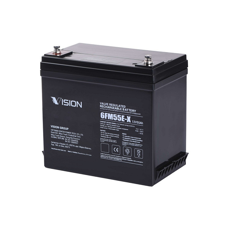 Акумуляторна батарея Vision FM 12V 55Ah