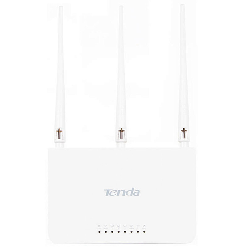 Wi-Fi Роутер Tenda F3 (N300, 1*Wan, 3*Lan, 3 антенны по 5дБи)