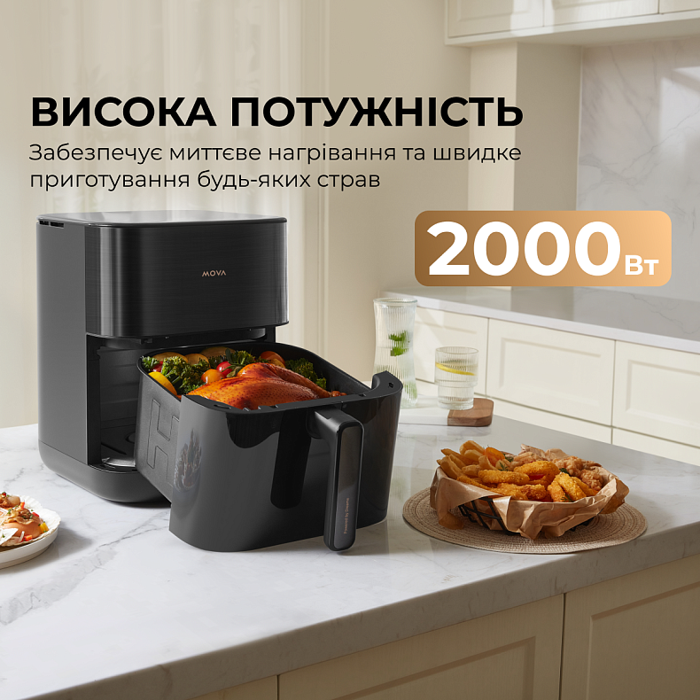 Мультипечь MOVA AeroChef FD10s Pro Black