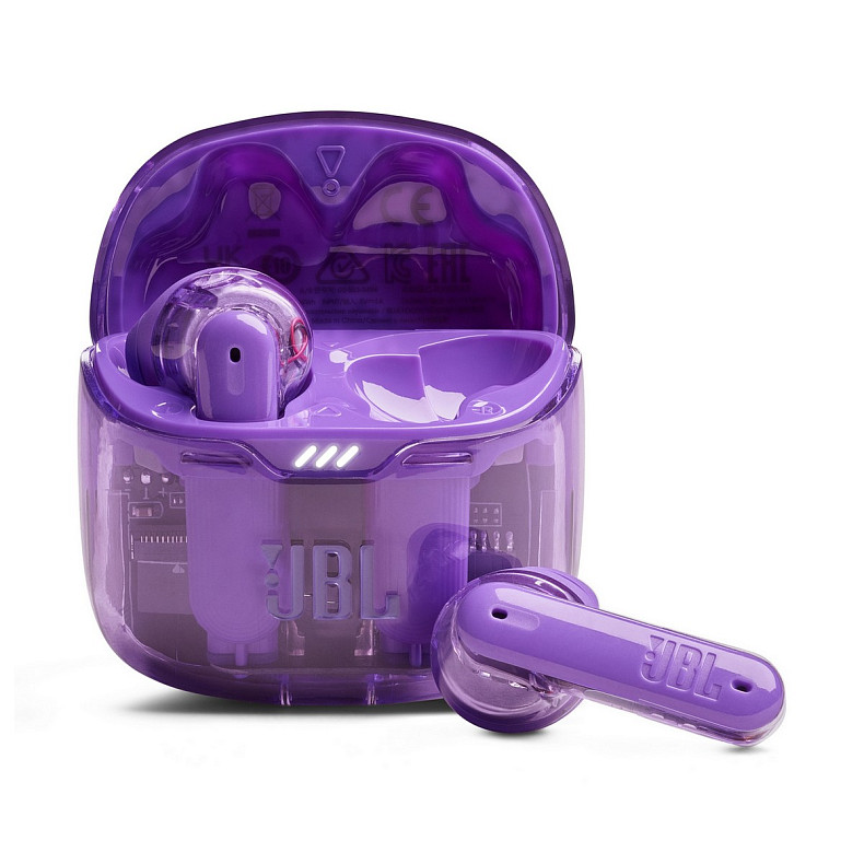 Наушники TWS JBL Tune Flex Ghost Edition Purple (JBLTFLEXGPUR)