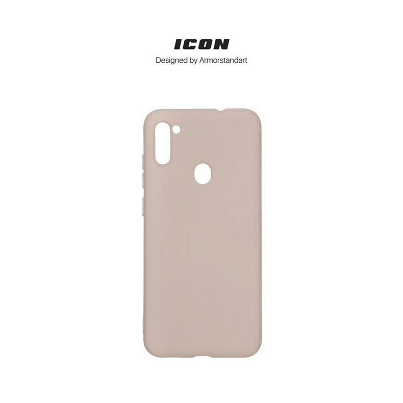 Чохол-накладка Armorstandart Icon для Samsung Galaxy A11 SM-A115/M11 SM-M115 Camera cover Pink Sand