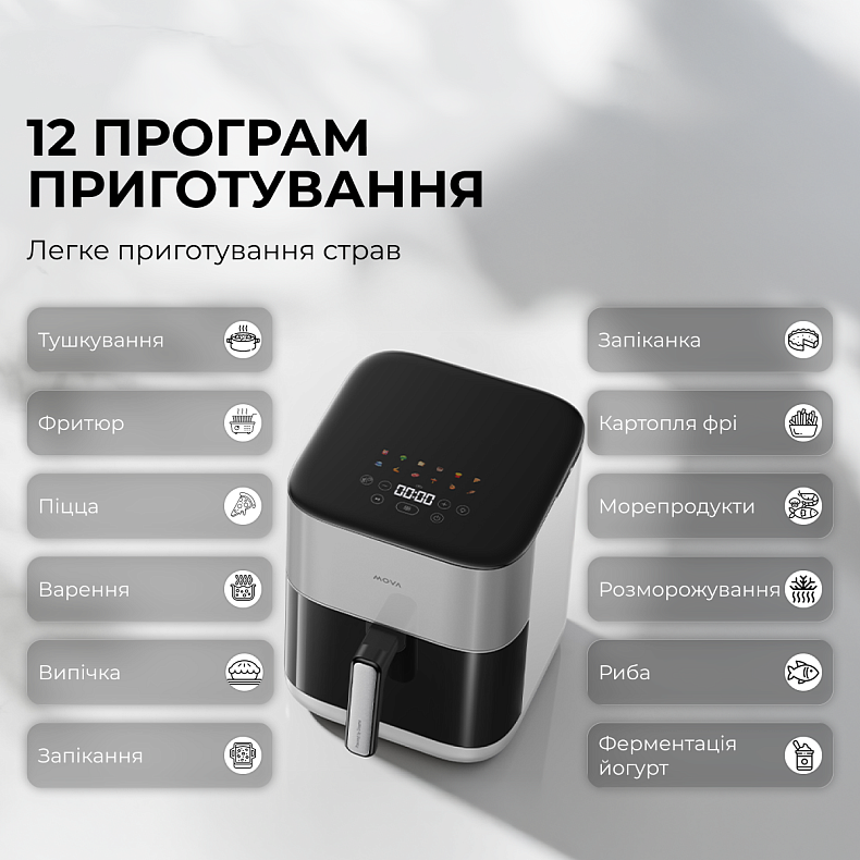 Мультипечь MOVA AeroChef FD10s Pro White