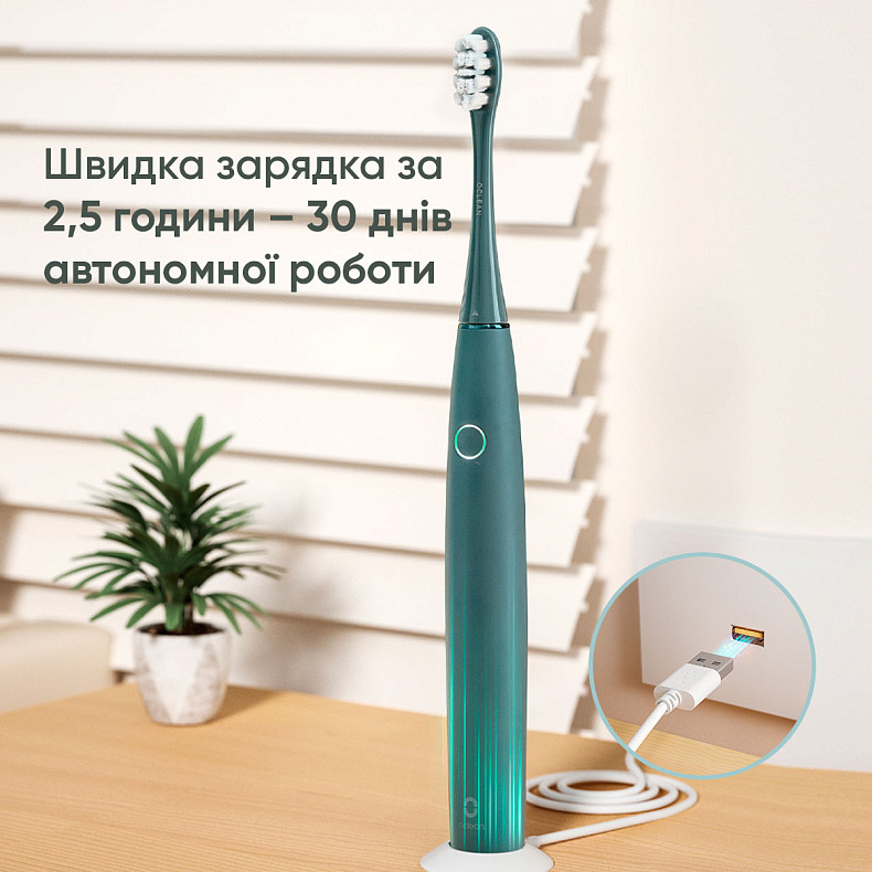 Електрична зубна щітка Oclean Air 2T Green - зелена