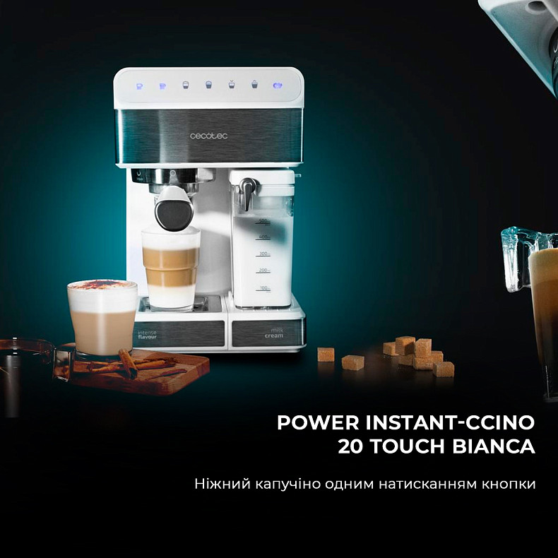 Кавоварка CECOTEC Power Instant-ccino 20 Touch Bianca