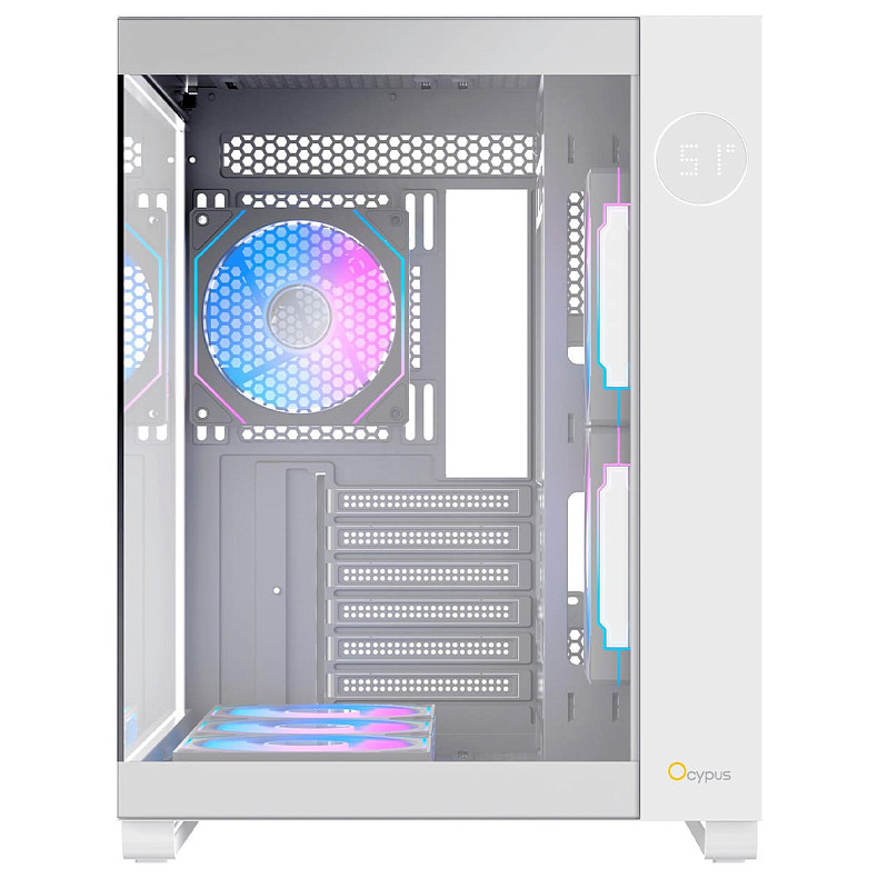 Корпус Ocypus IOTA C70 W/O PSU, WH ARGB ATX (IOTA-C70-WHD600XX-GL)
