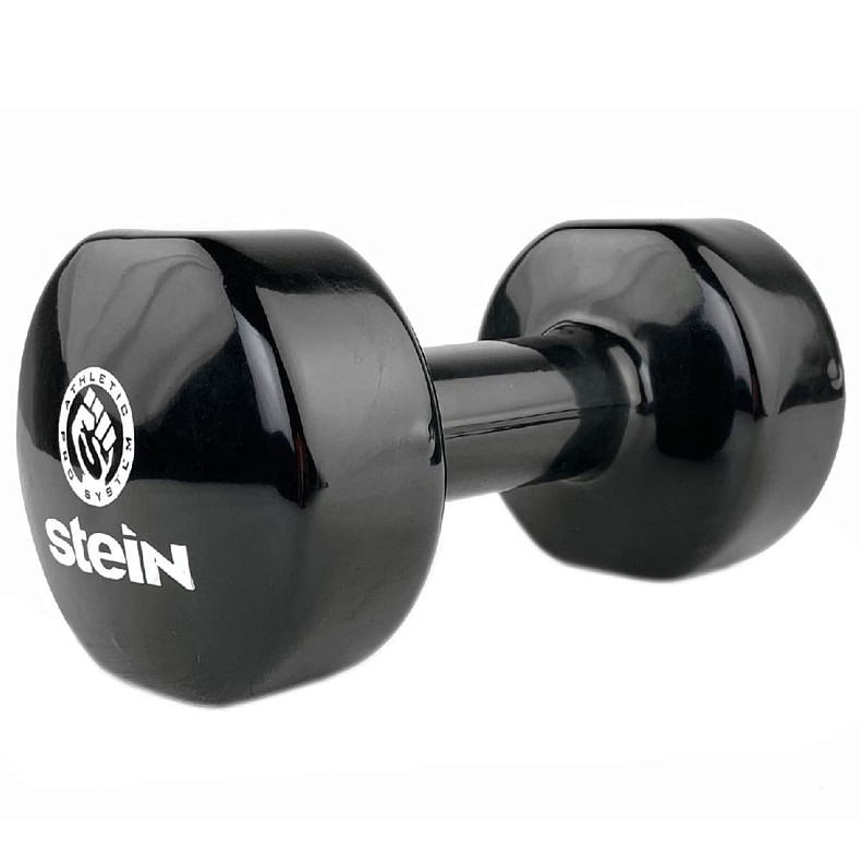 Гантель виниловая Stein 10 кг / шт / черная