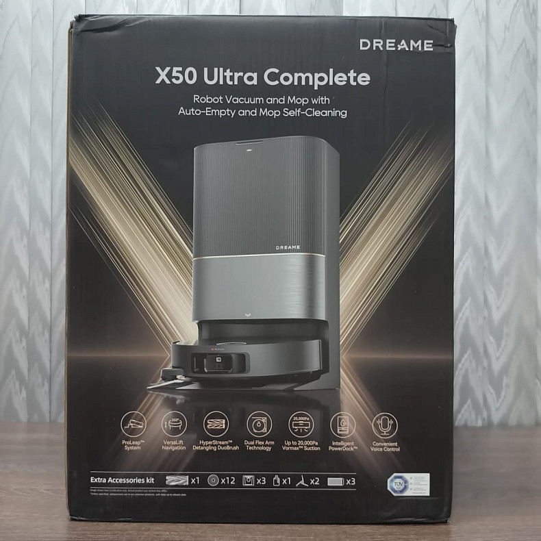 Робот-пилосос миючий Dreame X50 Ultra Complete Black - Уцінка