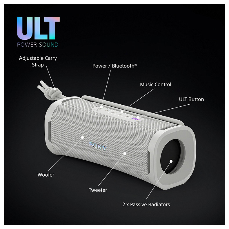 Портативная колонка Sony ULT Field 1 White (SRSULT10W.CE7)