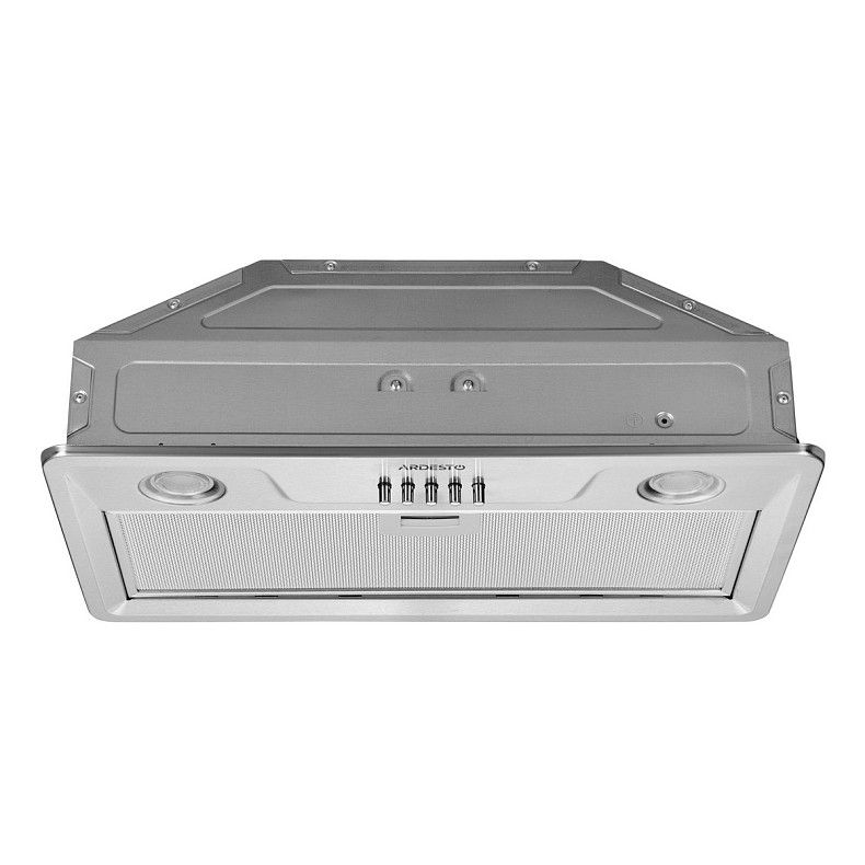 Витяжка Ardesto вбудована, 52см, 450м3ч, метал, 2х1Вт LED, кнопкове, нерж