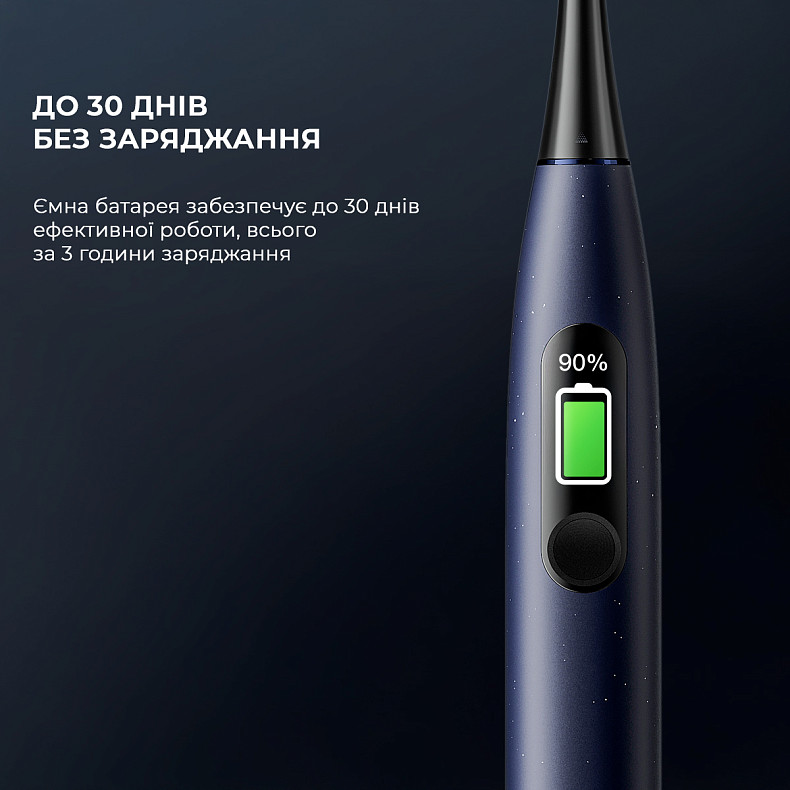 Электрическая зубная щетка Oclean X Pro Digital Duo Set Dark Blue +Golden