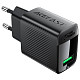 Зарядний пристрій USB-A 20W + Type-C cable A90 Fast Charger Black Acefast