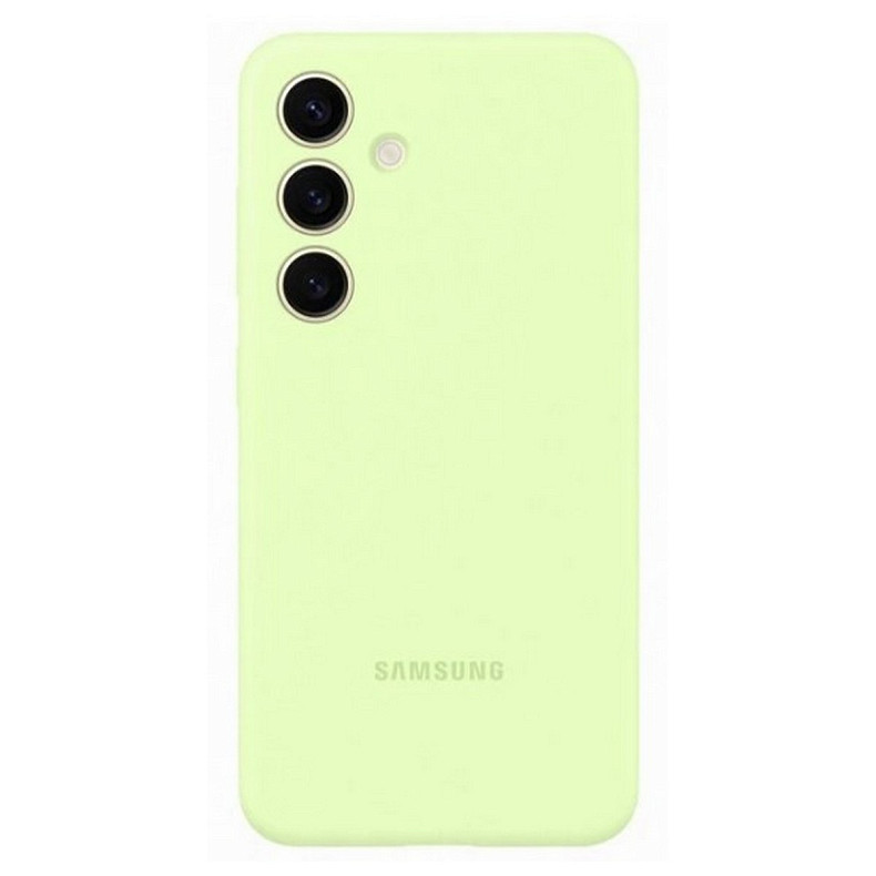Чехол SAMSUNG для S24+ Silicone Case Light Green EF-PS926TGEGWW