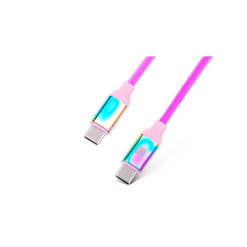 Кабель REAL-EL Premium Rainbow USB Type C-USB Type C 1m (EL123500053)