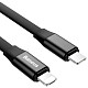 Кабель Baseus Two-in-one Portable Cable?Android/iOS?Black (CALMBJ-01)