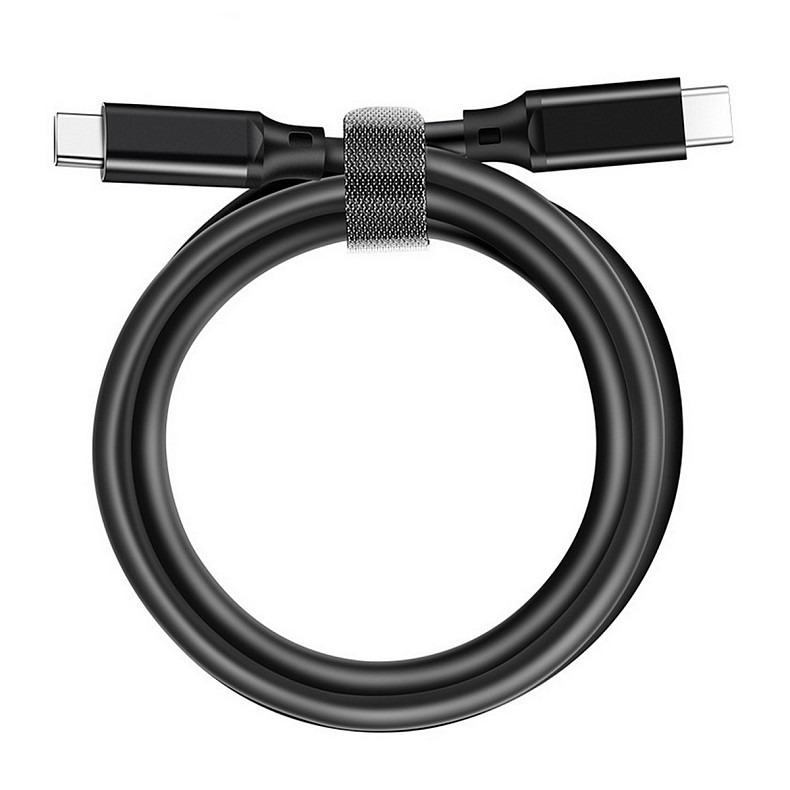 Кабель USB3.1 Type-C M-M, 1.0 м, PD3.0 Gen2 100W(20V 5A), 4K 60Hz чорний