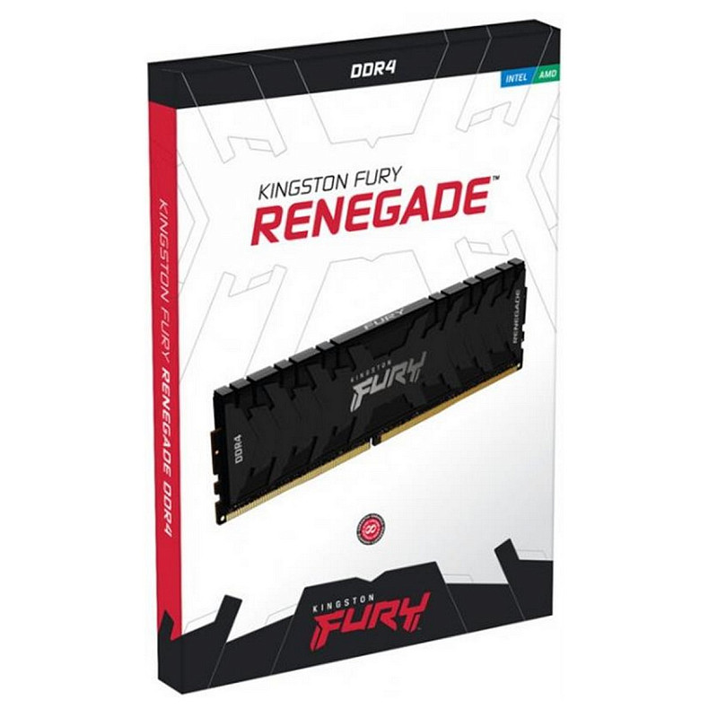 ОЗУ Kingston Fury Renegade DDR4 2x16GB 4600 MHz Black (KF446C19RB1K2/32)