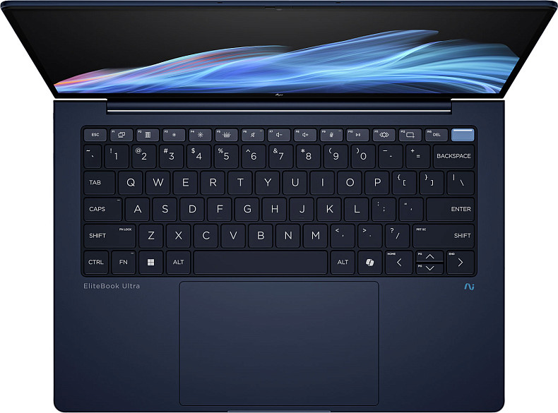 Ноутбук HP EliteBook Ultra G1i 14" 2.8K OLED Ts, 400n/U5-228V (4.5)/32Gb/SSD1TB/Arc Graph/Підсв/DOS/Синій