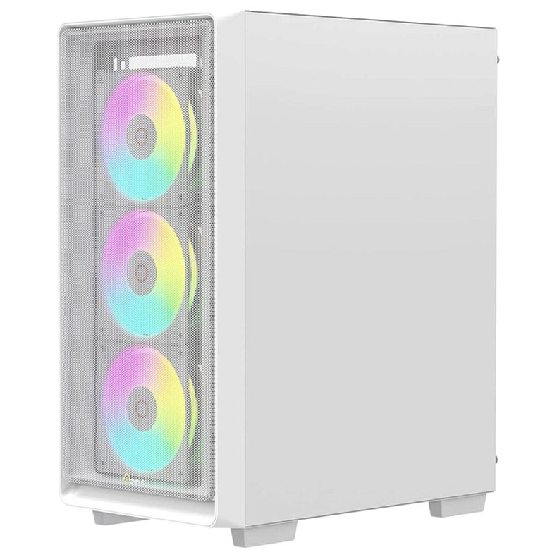 Корпус Ocypus GAMMA C60 W/O PSU, WH ARGB ATX (GAMMA-C60-WHG400XX-GL)