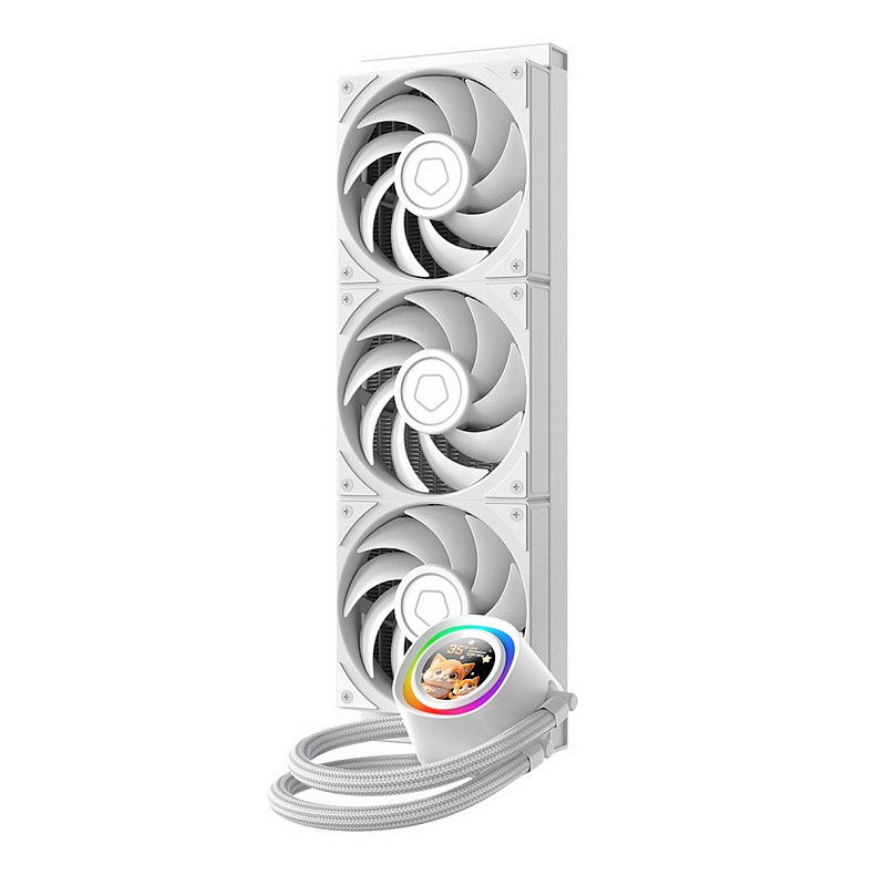 Система водяного охлаждения ID-Cooling FX360 LCD PE White