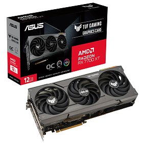 Відеокарта AMD Radeon RX 7700 XT 12GB GDDR6 TUF Gaming OC Asus (TUF-RX7700XT-O12G-GAMING)