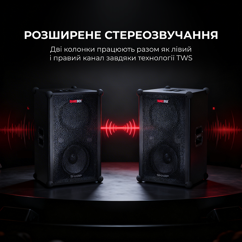 Портативна колонка Sharp SumoBox Pro CP-LS200